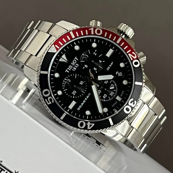 T120.417.11.051.01- Tissot Men’s Seastar 1000 Quartz Chronograph Watch - Picture 2 of 13
